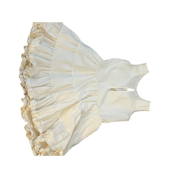 Vintage Lace Nylon Slip Girl Dress White Tank Style - Picture 3 of 4